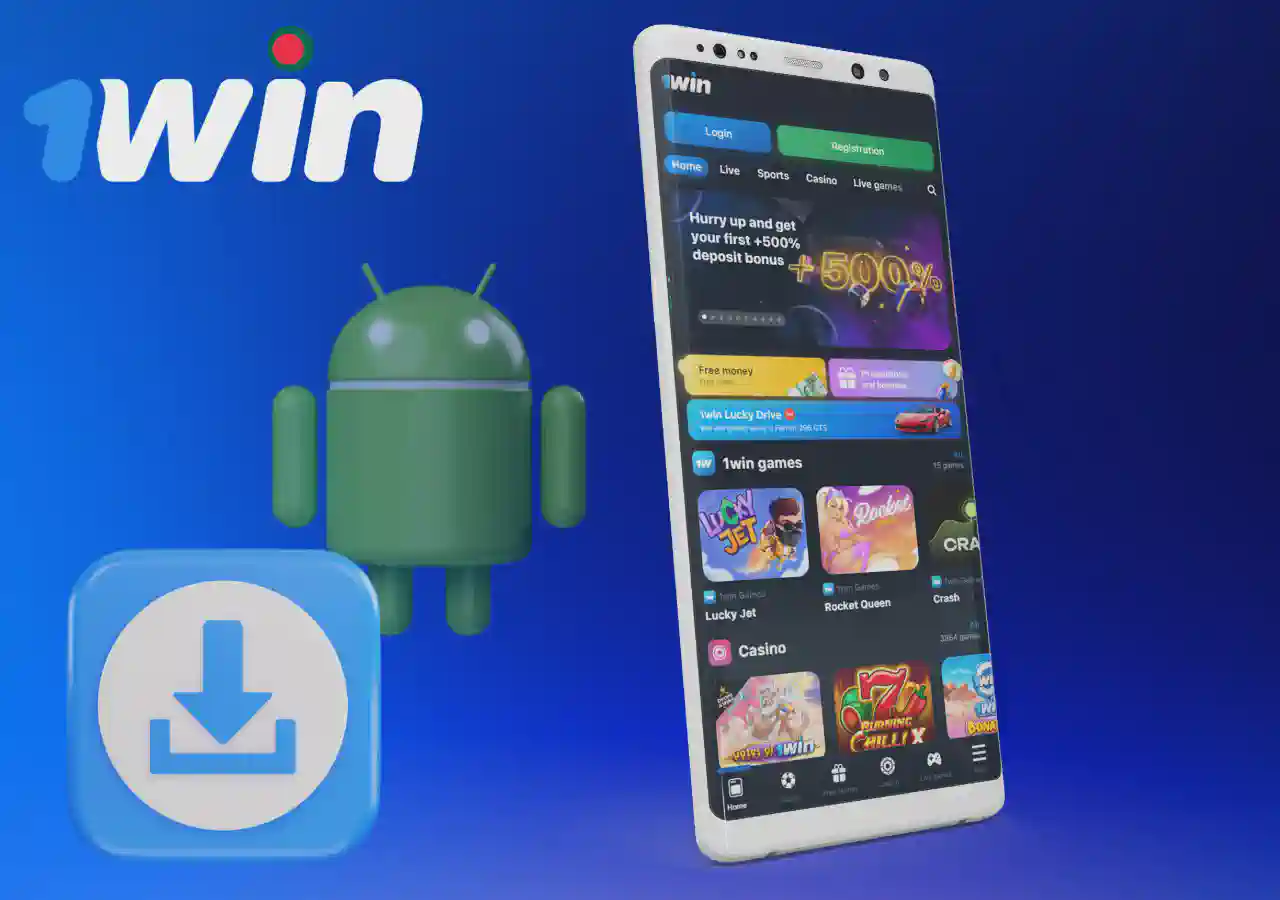 Download 1win apk on Android